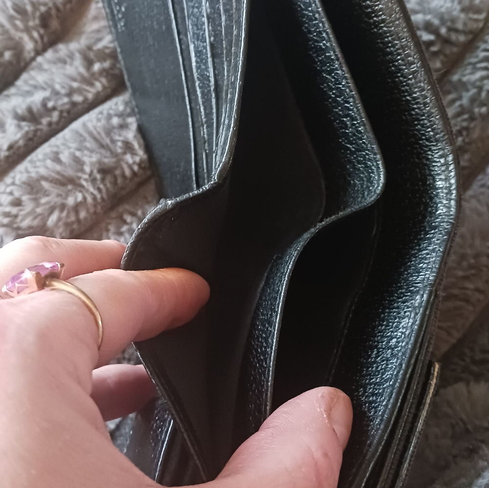 Gucci Vintage Eclipse Compact Wallet Black - Picture 9 of 9